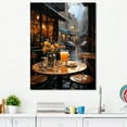 thumbnail image 1 of Designart "Reverie Of Coffee In Paris" Coffee & Tea Wall Decor, 1 of 7