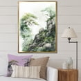thumbnail image 1 of Designart "Reverie Of Minimalist Cliffside" Landscape Mountains Floater Framed Canvas Prints, 1 of 5