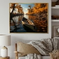 thumbnail image 1 of Designart "Rhapsody Along Canadian Rivers I" Transportation Floater Framed Canvas Art Print, 1 of 7