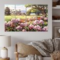 thumbnail image 1 of Designart "Rhododendron Blooms on the Farm IV" Floral Art Living Room Set, 1 of 5