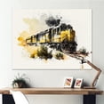 thumbnail image 1 of Designart "Rhythm Of The Train II" Transportation Train Wall Art For Kitchen, 1 of 5