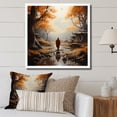 thumbnail image 1 of Designart "Righteous Journey I" Buddhism Picture Framed Wall Art Living Room, 1 of 5