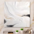 thumbnail image 1 of Designart "Rippling Stone in White and Gold" Abstract Marble Metal Wall Art Prints, 1 of 5