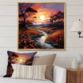 thumbnail image 1 of Designart "River'S Neo Expressionistic Harmony" Neo-Expressionism Floater Framed Wall Decor, 1 of 5