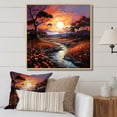 thumbnail image 1 of Designart "River'S Neo Expressionistic Harmony" Neo-Expressionism Floater Framed Wall Decor, 1 of 5