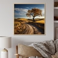 thumbnail image 1 of Designart "Roadside Panorama" Road Floater Framed Canvas Wall Art, 1 of 5