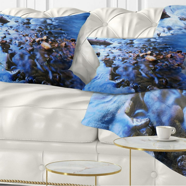 Oversized blue throw pillows best sale