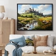 thumbnail image 1 of Designart "Rock of Cashel in Ireland" Ireland Floater Framed Canvas Print, 1 of 7