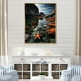 thumbnail image 1 of Designart "Rocky Coast by the Coast" Nautical & Beach Floater Framed Canvas Print, 1 of 7