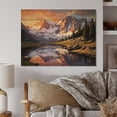 thumbnail image 1 of Designart "Rocky Serenity View II" Landscapes Print on Natural Pine Wood, 1 of 5
