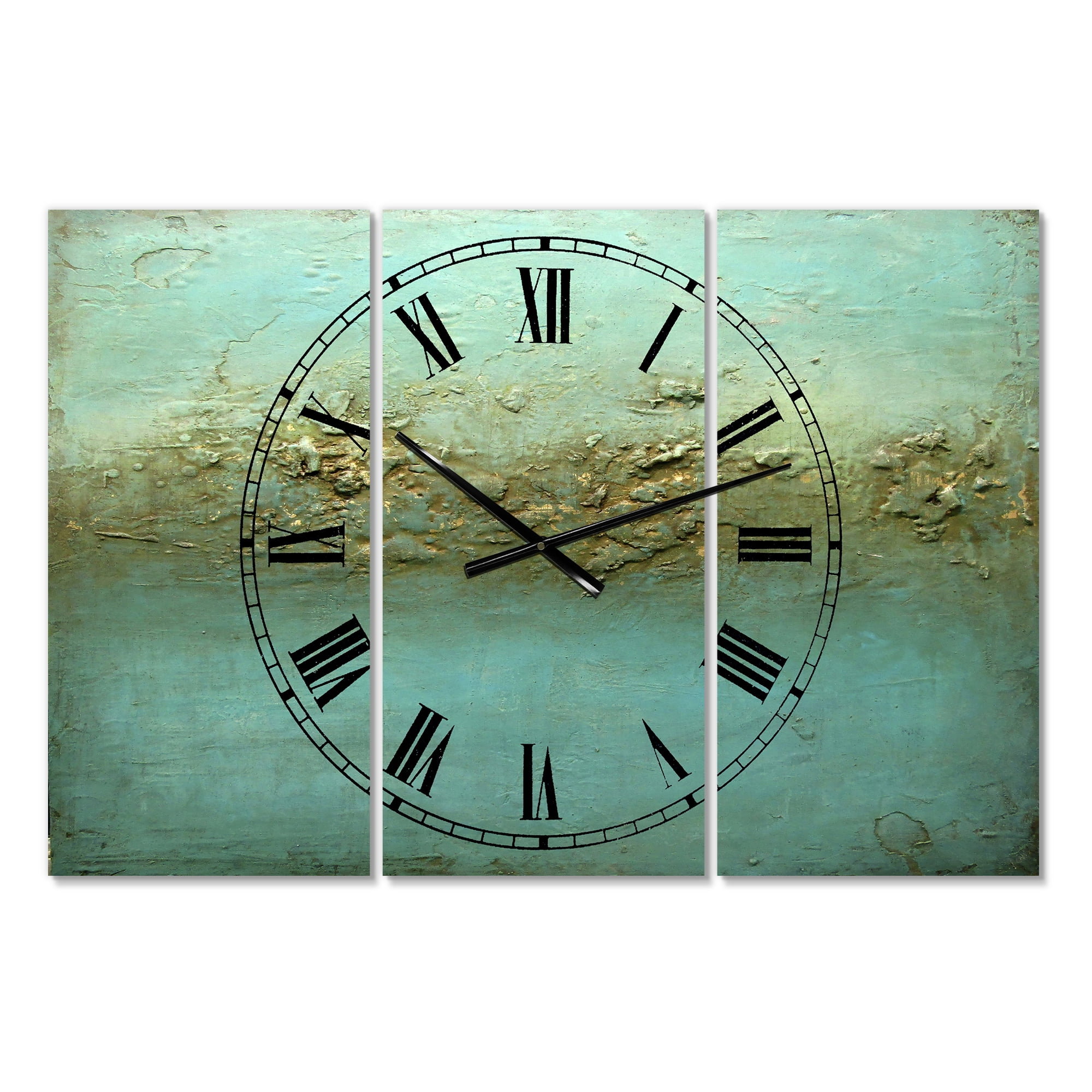Designart 'Rocky Shoals' Oversized Modern Wall Clock