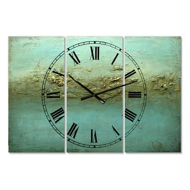 Designart 'Rocky Shoals' Oversized Modern Wall Clock