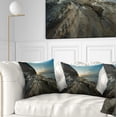 thumbnail image 1 of Designart Rocky Sydney Beach View - Seascape Throw Pillow - 16x16, 1 of 1