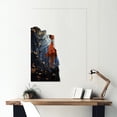 thumbnail image 1 of Designart "Romantic Couple Under the Sky I" Fashion Woman Metal Art Living Room, 1 of 5