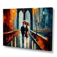 thumbnail image 1 of Designart Romantic Evening Walk Canvas Wall Art, 1 of 5