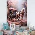 thumbnail image 1 of Designart "Romantic Journey With The Wedding Cart I" Old American Cart Canvas Prints, 1 of 7