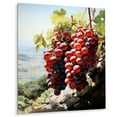 thumbnail image 1 of Designart "Romantic Rendezvous in Rioja Vineyard III" Farmhouse Metal Wall Art Prints, 1 of 1