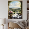 thumbnail image 1 of Designart "Romantic Vineyard Vista" Vineyard Floater Framed Wall Decor, 1 of 5