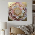 thumbnail image 1 of Designart "Rose Gold Mandala II" Boho Mandala Wall Art Living Room, 1 of 5