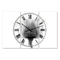 Designart 'Rose ,Noma X-Ray' Oversized Cottage Wall Clock