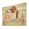 thumbnail image 1 of Designart 'Roses, Fragrance and Glamorous Belle Parfum' Fashion Print on Natural Pine Wood, 1 of 3