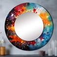 thumbnail image 1 of Designart "Roulette at the Royale Casino V" Casino & Games Rund Mirror For Wall Decor - Large Brown Round Print Mirror - Round Modern Mirror 36" x 36" Inch - Wall Mounted Round Large Mirror, 1 of 5