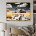 thumbnail image 1 of Designart "Rural Barn Reverie II" Farmhouse Floater Framed Canvas Art Print, 1 of 7
