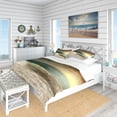 thumbnail image 1 of Designart 'Rushing Waves Under Heavy Clouds' Beach Duvet Cover Set, 1 of 4