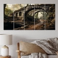 thumbnail image 1 of Designart "Rustic Archway Grey Bridge Elegance II" Architecture Wall Art Prints Set, 1 of 5