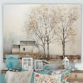 thumbnail image 1 of Designart "Rustic Farmhouse Tree Scenery" Landscape Trees Wall Decor, 1 of 7
