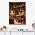 thumbnail image 1 of Designart "Rustic Kitchen Scenes I" Food & Beverage Floater Framed Wall Decor, 1 of 7