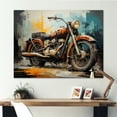 thumbnail image 1 of Designart "Rustic Motorcycle Journey" Motorcycle Wall Art Prints, 1 of 7