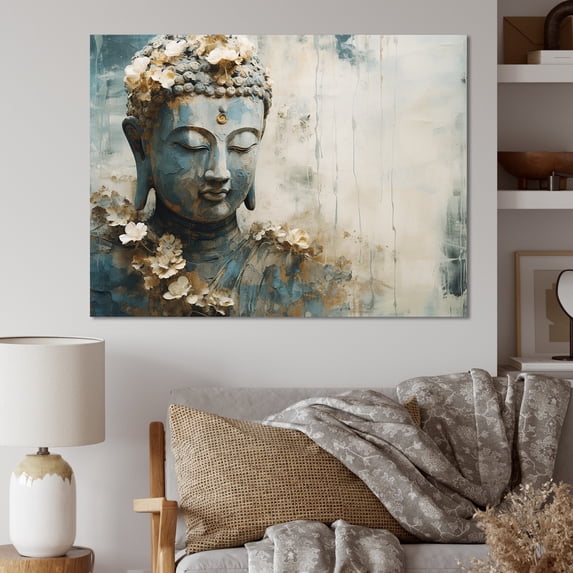 Designart "Sacred Buddhist Sculpture" Buddhism Wall Art Prints