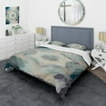 thumbnail image 1 of Designart "Sacred Geometry Essentials - Patterns Unveiled VII" Modern Geometric Bedding Covert Set - Abstract Geometric Beige Abstract Bed Set With 2 Shams, 1 of 6
