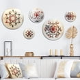thumbnail image 1 of Designart "Sacred Geometry In Vintage Color Tones III" Modern Geometric Metal Wall Art Set of 5 Piece, 1 of 5