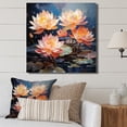thumbnail image 1 of Designart "Sacred Lotus Petals" Lotus Wall Art Living Room, 1 of 7