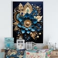 thumbnail image 1 of Designart "Sacred Om Hinduisim Art wall art" Hinduisim Floater Framed Wall Art Print, 1 of 7