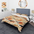 thumbnail image 1 of Designart "Sahara Mirage In Desert Yellow I" Abstract Bedding Covert Set - Modern & Contemporary Bed Set With 2 Shams, 1 of 5