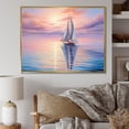 thumbnail image 1 of Designart "Sailboat Sailing Charm I" Sailing Boat Floater Framed Canvas Art Print, 1 of 7