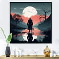 Designart "Samurai Guardian of Japanese Mountains I" People Framed Wall