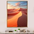 thumbnail image 1 of Designart "Sand Dunes in Glamis Desert I" Landscape & Nature Floater Framed Canvas Print, 1 of 7