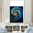 thumbnail image 1 of Designart "Sapphire Shellfish In Nautilus" Nautilus Wall Decor, 1 of 7