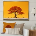 thumbnail image 1 of Designart "Savanna'S Tree Whisper I" Tree African Floater Framed Wall Art Prints, 1 of 5