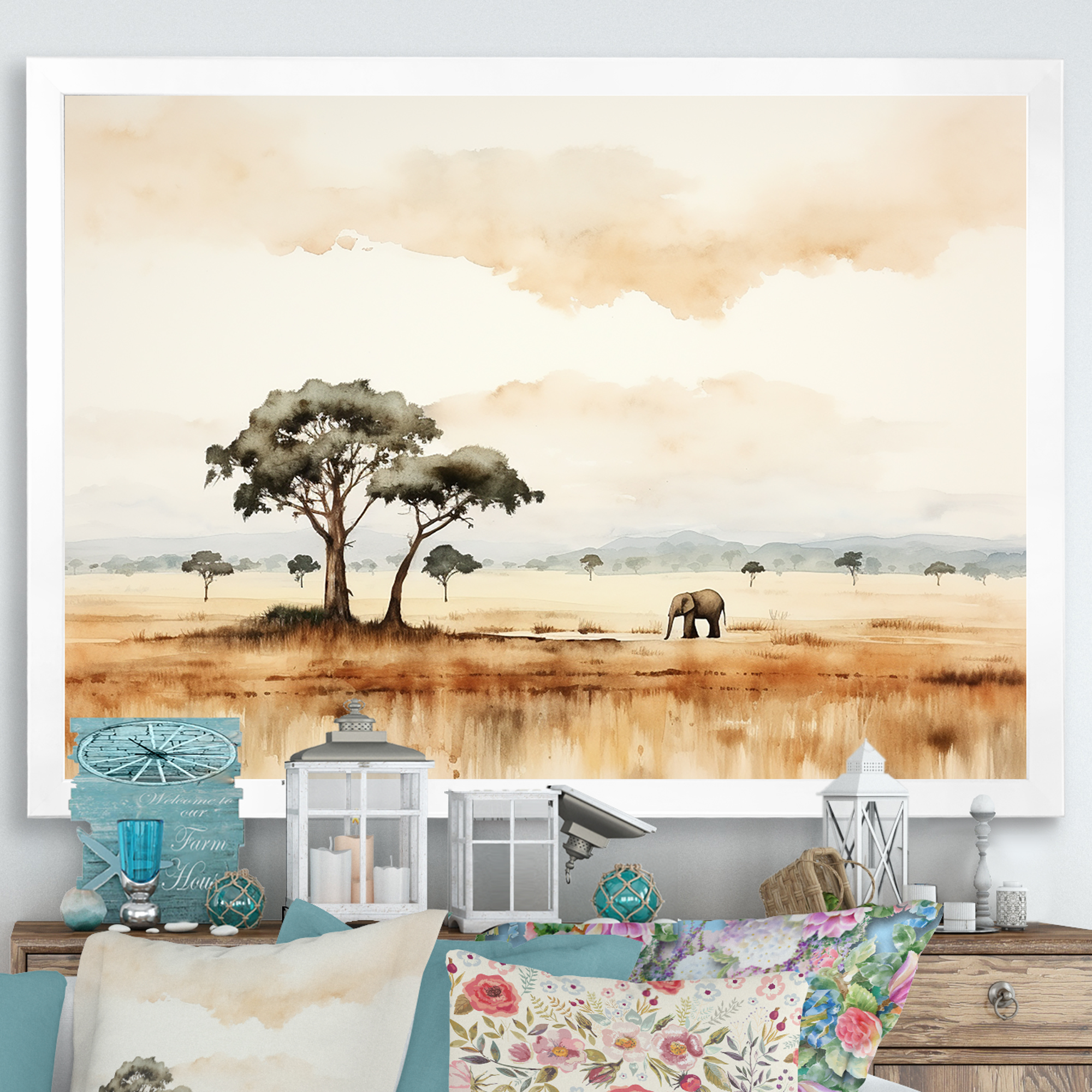 Wee Blue Coo Stampa D'Arte Incorniciata – Gatto Nero E Gomitolo – Quadro Per Parete 30x41 Cm, Prodotto In Scozia