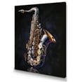 thumbnail image 1 of Designart Saxophone I Canvas Wall Art, 1 of 5