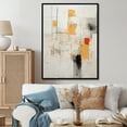 thumbnail image 1 of Designart "Scandinavian Dreams in Beige & Yellow Art II" Modern Scandinavian Floater Framed Wall Art Living Room, 1 of 5