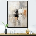 thumbnail image 1 of Designart "Scandinavian Dreams in Beige & Yellow Art III" Modern Scandinavian Floater Framed Canvas Wall Art, 1 of 5