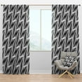 thumbnail image 1 of Designart 'Scandinavian Pattern III' Mid-Century Modern Blackout Curtain Panel, 1 of 4