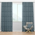 thumbnail image 1 of Designart 'Scandinavian Pattern IV' Scandinavian Blackout Curtain Panel, 1 of 4