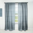 thumbnail image 1 of Designart 'Scandinavian Pattern IV' Scandinavian Curtain Panel, 1 of 5
